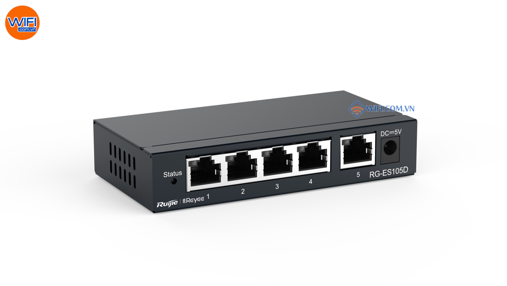 Switch Ruijie 5 Cổng Gigabit Reyee RG-ES105GD